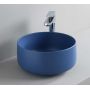 Art Ceram Cognac umywalka 35 cm nablatowa okrągła niebieska COL00416;00 zdj.3