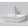 Art Ceram Cow umywalka 60x45 cm nablatowa prostokątna biała CWL00201;00 zdj.1