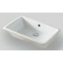 Art Ceram Gea umywalka 53x34,5 cm podblatowa prostokątna biała GEL00101;00 zdj.1