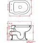 Art Ceram Hermitage miska WC stojąca biała HEV00301;00 zdj.2