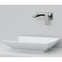 Art Ceram Jazz Appoggio umywalka 60x40 cm nablatowa prostokątna biała JZL00201;00 zdj.4