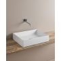 Art Ceram Scalino umywalka 38x55 cm nablatowa prostokątna biała SCL00201;00 zdj.3