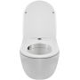 Balneo Luna Tornado miska WC z deską wolnoopadającą wisząca bez kołnierza ze spłukiwaniem wirowym biały połysk G0101010101-3 zdj.3
