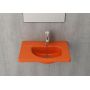 Bocchi Taormina umywalka 44,5x31 cm prostokątna ścienna Glossy Orange 1015-012-0126 zdj.1