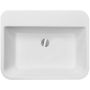 Besco Assos S-Line umywalka 40x50 cm prostokątna nablatowa biała #UMD-AP-NB zdj.1