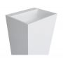 Besco Vera umywalka 50x42x85 cm wolnostojąca prostokątna biała #UMD-V-WO zdj.4