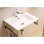 Bathco Spain Liebana umywalka 61x46 cm wpuszczana prostokątna biała 4065 zdj.1