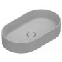 Catalano Zero umywalka 60x35 cm owalna nablatowa Cemento Satinato 0122600023 zdj.1