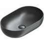 Catalano Sfera umywalka 60x37 cm owalna nablatowa czarna 0522610022 zdj.1