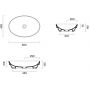 Catalano Sfera umywalka 58x40 cm owalna biała 0524580001 zdj.2
