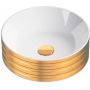 Catalano Classy Gold & Silver umywalka 40 cm okrągła nablatowa złoty/biały 140AZEBO zdj.1