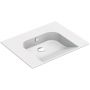 Catalano Sfera umywalka 70x55 cm prostokątna dla niepełnosprawnych biała 0920700001 zdj.1