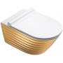Catalano Classy Gold & Silver miska WC wisząca NewFlush złoty/biały 1VS55RZEBO zdj.1