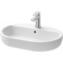 Cersanit Caspia umywalka 60x42 cm owalna nablatowa biała K11-0099 zdj.1