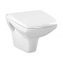 Zestaw miska WC wisząca z deską wolnoopadającą Cersanit Carina (K31002, K980069) zdj.1