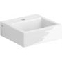 Clou Flush umywalka 28x27 cm prostokątna ścienna-nablatowa biała CL/03.03010 zdj.1