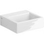 Clou Flush umywalka 28x27 cm prostokątna ścienna-nablatowa biała CL/03.03011 zdj.1
