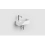 Clou New Flush umywalka 35x18 cm prostokątna ścienna-nablatowa biała CL/03.03432.01 zdj.3