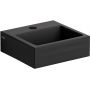 Clou Flush umywalka 28x27 cm prostokątna ścienna-nablatowa czarna CL/03.12010 zdj.1
