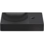 Clou Vale umywalka 38x19 cm prostokątna ścienna-nablatowa czarna CL/03.30161.01.R zdj.1
