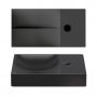 Clou Vale umywalka 38x19 cm prostokątna ścienna-nablatowa czarna CL/03.30161.01.R zdj.3