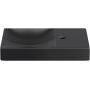 Clou Vale umywalka 45x19 cm prostokątna ścienna-nablatowa czarna CL/03.30162.01.R zdj.1