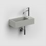 Clou Flush umywalka 36x18 cm prostokątna ścienna-nablatowa szara CL/03.32030 zdj.14