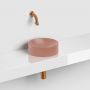 Clou Vale umywalka 22x22 cm okrągła nablatowa różowa CL/03.40164 zdj.5