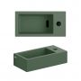 Clou Flush umywalka 36x18 cm prostokątna ścienna-nablatowa zielona CL/03.42030 zdj.3