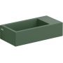 Clou Flush umywalka 36x18 cm prostokątna ścienna-nablatowa zielona CL/03.42031 zdj.1