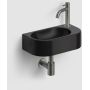 Clou InBe umywalka 41x22,5 cm owalna ścienna czarny mat IB/03.30016 zdj.5