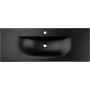 Comad Sky umywalka 121x46 cm prostokątna meblowa czarna SKY 1 BLACK MATT 120 DP ( E-8099-120 ) zdj.3