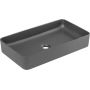 Comad Slim umywalka 61x34 cm prostokątna nablatowa szary/kamień UM-6275 SLIM 60 GREY DP zdj.1