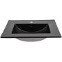 Comad Lava umywalka 81x46 cm prostokątna meblowa czarna UM-LAVA BLACK 80 DP zdj.1