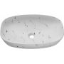 Comad Megi umywalka 60x38 cm owalna nablatowa biała UN-MEGI-MW13 zdj.3