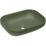 Comad Neli umywalka 50,4x35,2 cm prostokątna nablatowa zielona UN-NELI-MFG zdj.1