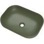 Comad Neli umywalka 50,4x35,2 cm prostokątna nablatowa zielona UN-NELI-MFG zdj.4
