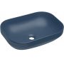 Comad Neli umywalka 50,4x35,2 cm prostokątna nablatowa niebieska UN-NELI-MNB zdj.1