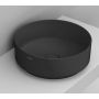 Ceramica Dolomite Noemi umywalka 44 cm okrągła nablatowa czarna matowa D310581 zdj.1