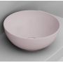 Ceramica Dolomite Noemi umywalka 44 cm okrągła nablatowa różowa matowa D310665 zdj.1