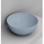 Ceramica Dolomite Noemi umywalka 44 cm okrągła nablatowa niebieska matowa D310671 zdj.1