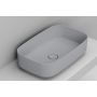 Ceramica Dolomite Noemi umywalka 62x38 cm prostokątna nablatowa szary mat D311045 zdj.1