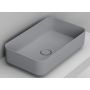 Ceramica Dolomite Noemi umywalka 60x36 cm prostokątna nablatowa szary mat D311145 zdj.1