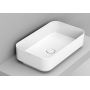 Ceramica Dolomite Noemi umywalka 64x38,5 cm prostokątna nablatowa biała D311201 zdj.1