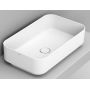 Ceramica Dolomite Noemi umywalka 64x38,5 cm prostokątna nablatowa biała matowa D311241 zdj.1