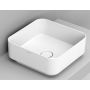 Ceramica Dolomite Noemi umywalka 40x40 cm kwadratowa nablatowa biała D311701 zdj.1