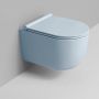 Ceramica Dolomite Mirto Round miska WC wisząca bez kołnierza ze spłukiwaniem wirowym niebieski mat D474971 zdj.1