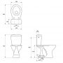 Cersanit MITO President zestaw WC kompakt z deską K08-029 zdj.2