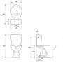 Cersanit MITO President zestaw WC kompakt z deską K08-039 zdj.2