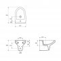 Bidet zawieszany Cersanit Olimpia K10-010 zdj.2